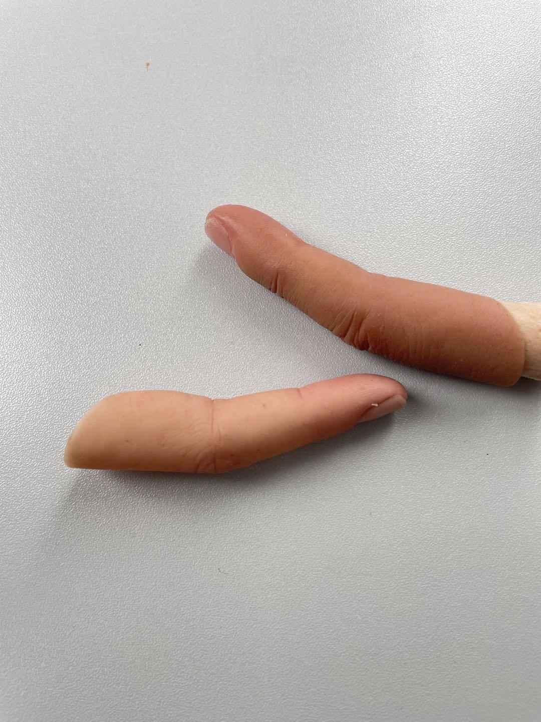 Fully Custom Prosthetic Fingers / Fake Fingers / Any Length, Any Size / High-Quality Silicone