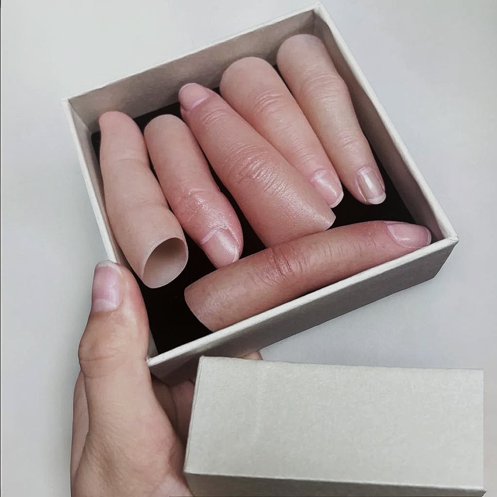 Fully Custom Prosthetic Fingers / Fake Fingers / Any Length, Any Size / High-Quality Silicone